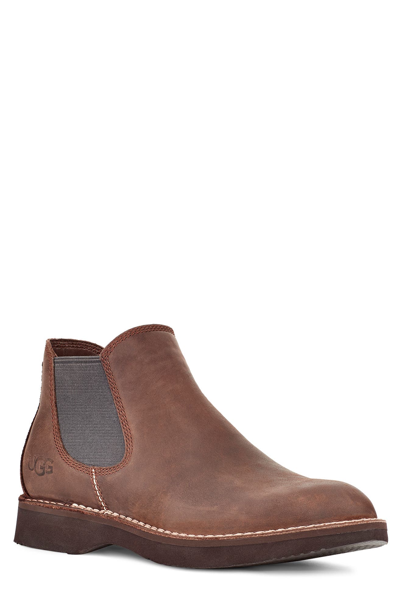 Camino Chelsea Boot, Main, color, GRIZZLY