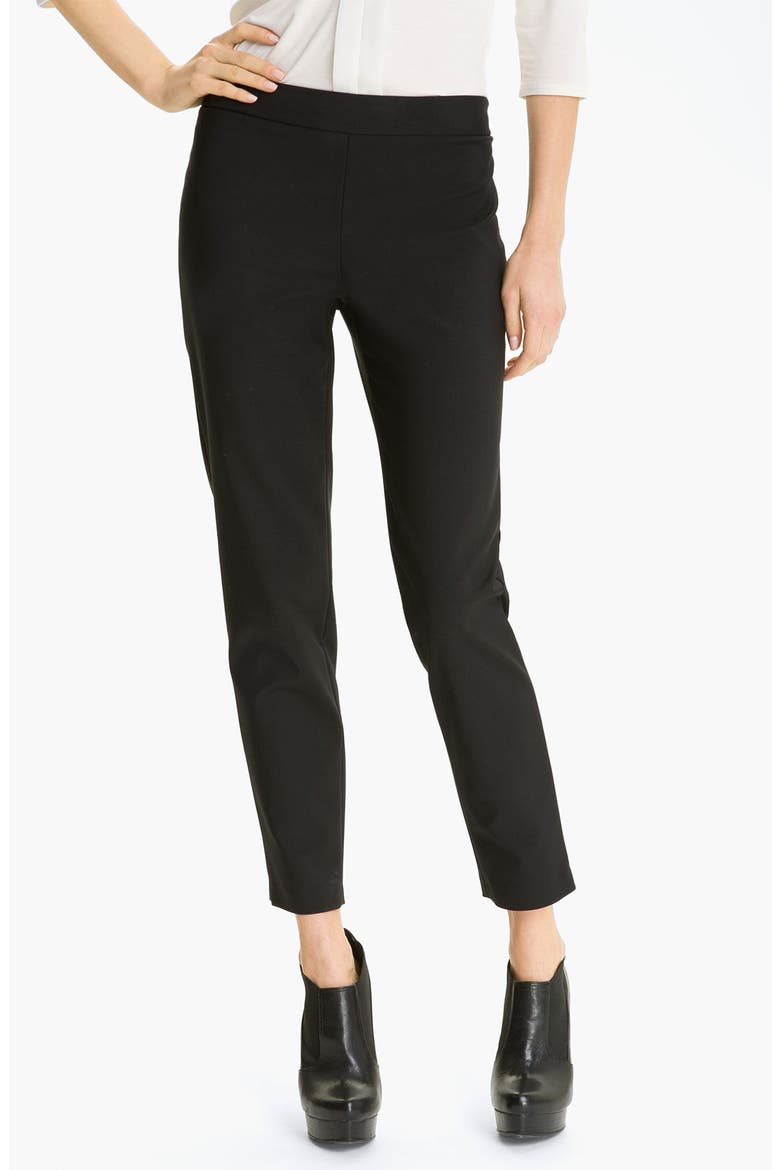 'Chloe' Cigarette Pants, Main, color, BLACK