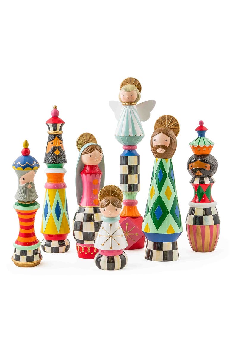 Holy Night 7-Piece Nativity Set, Main, color, MULTI