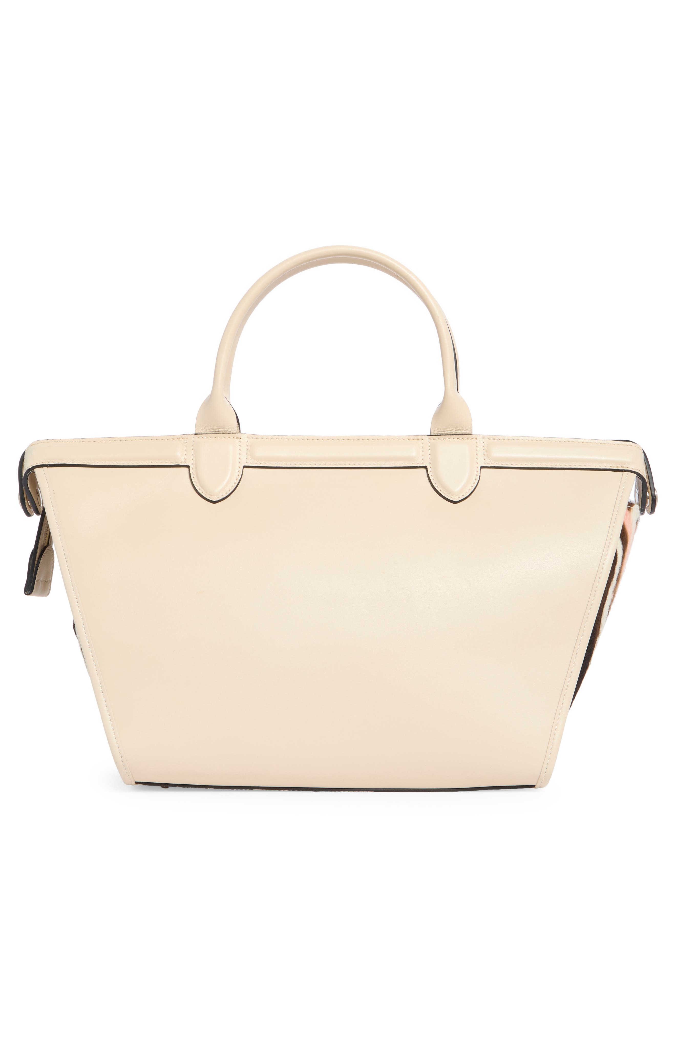 Longchamp Le Pliage Genuine Calf Hair Small Handbag, Alternate, color, Petal Pink