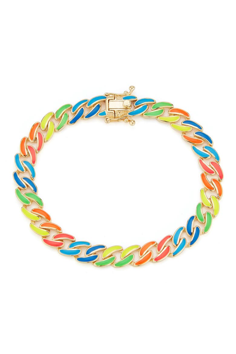 14k Yellow Gold Vermeil Chain Bracelet, Main, color, YELLOW GOLD