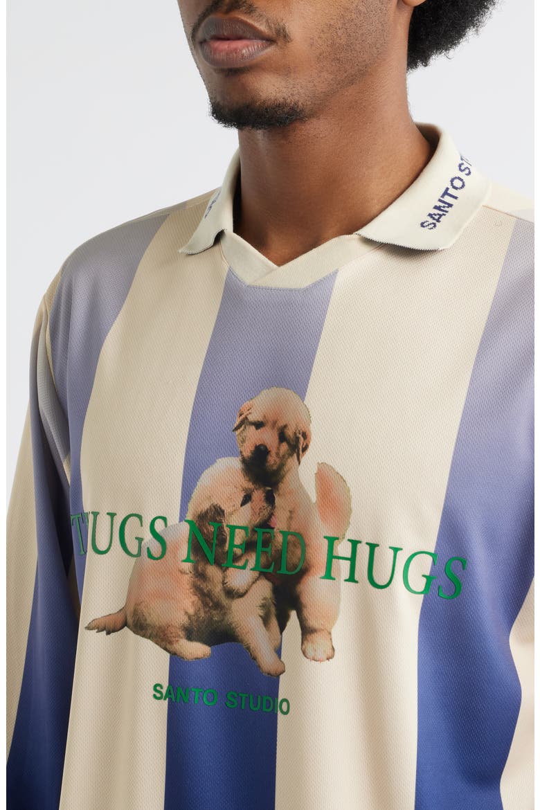 Thugs Need Hugs Graphic Club Jersey, Alternate, color, BLUE