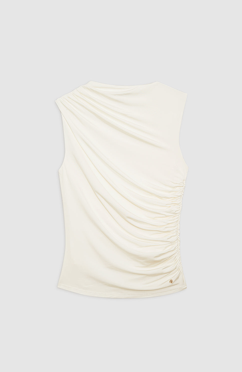 Anine Bing Lucia Top Ivory In White