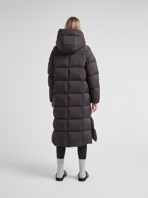 Jack1t Cloud Ultra Long Puffer Down Coat In Black