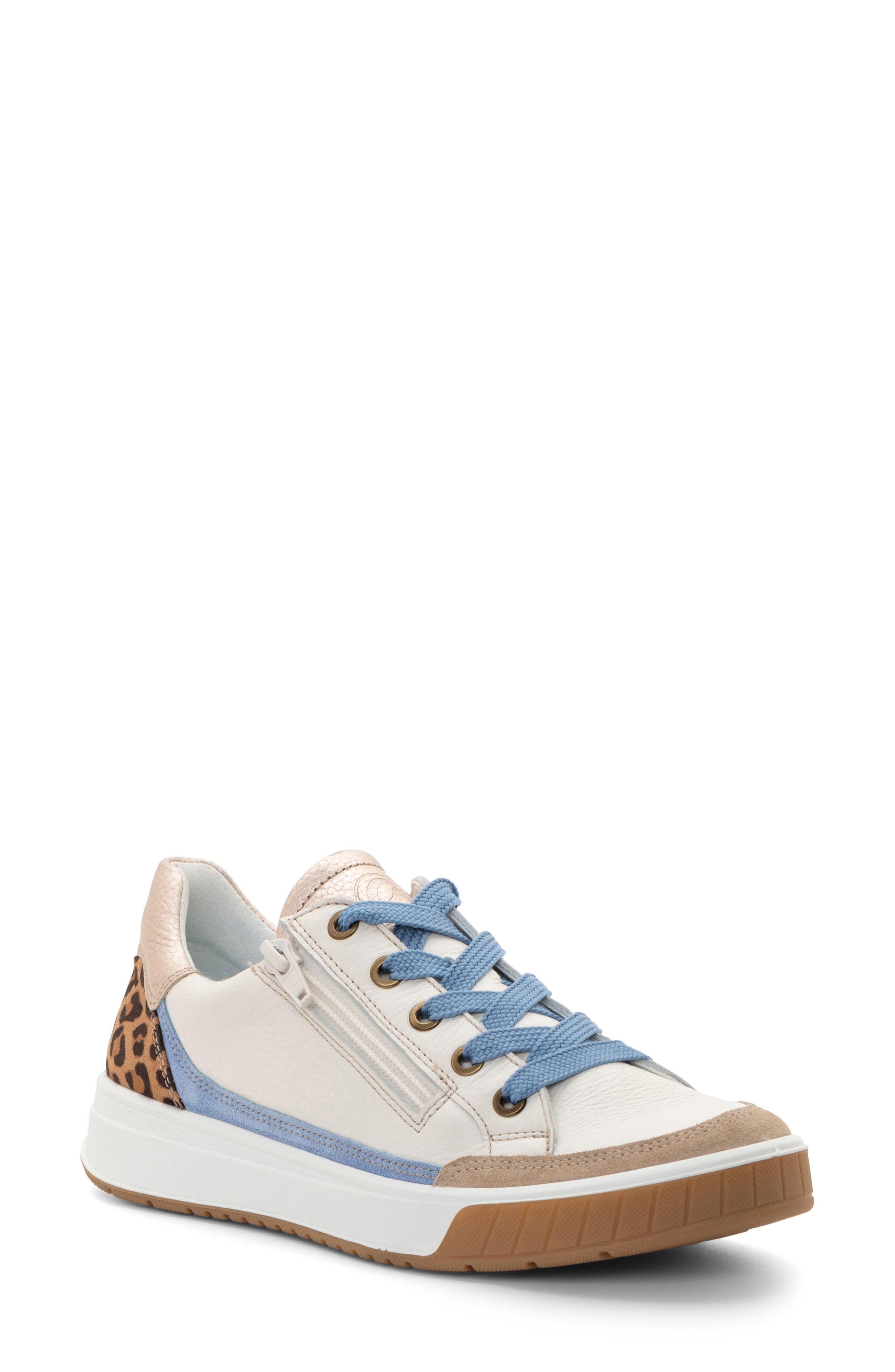 ara Rio Sneaker, Main, color, Cream/Sand/Blue/Nature