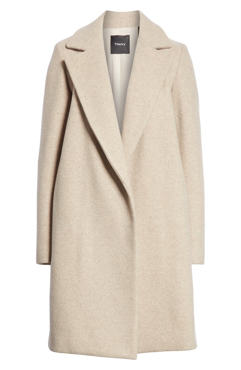Theory Clairene Hawthorne Wool Cashmere Coat, Alternate, color, 