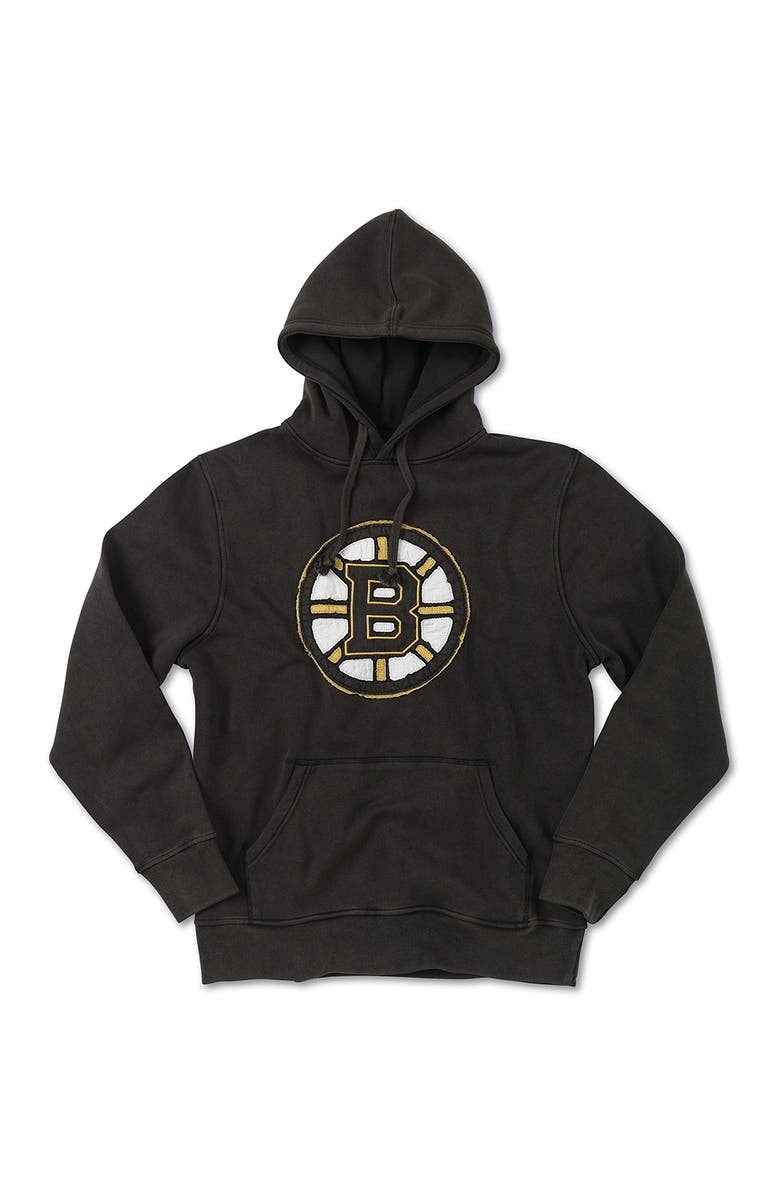 American Needle NHL Goliath Bruins Hooded Pullover, Main, color,