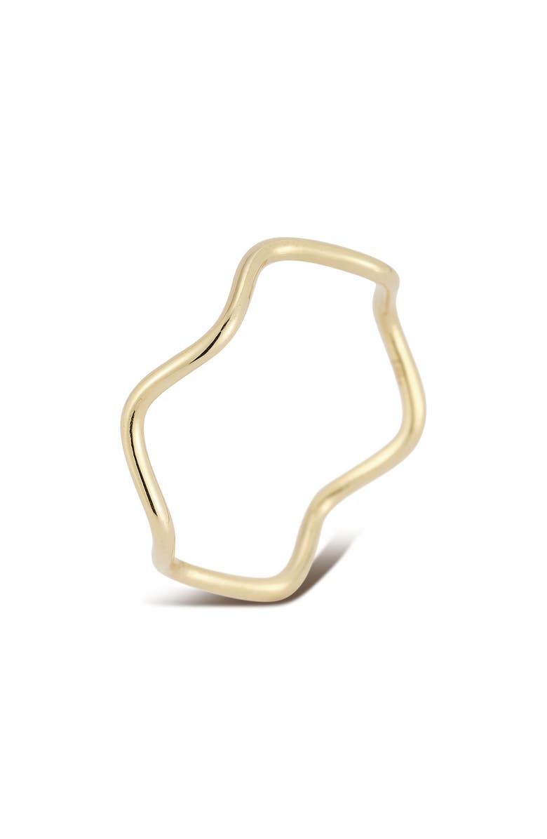 Ember Fine Jewelry Wave Ring, Main, color, Gold
