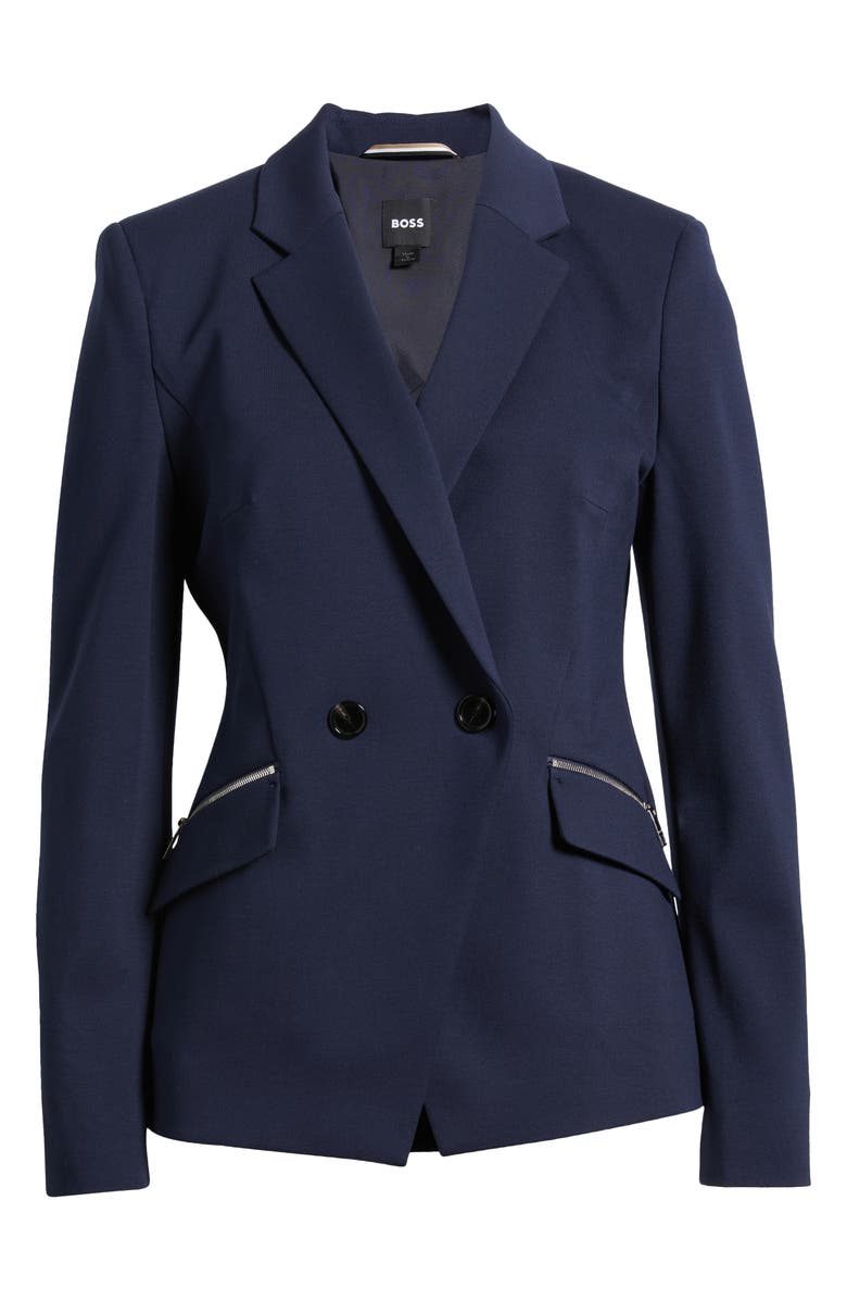 BOSS Jatawa Asymmetric Double Breasted Blazer, Alternate, color,