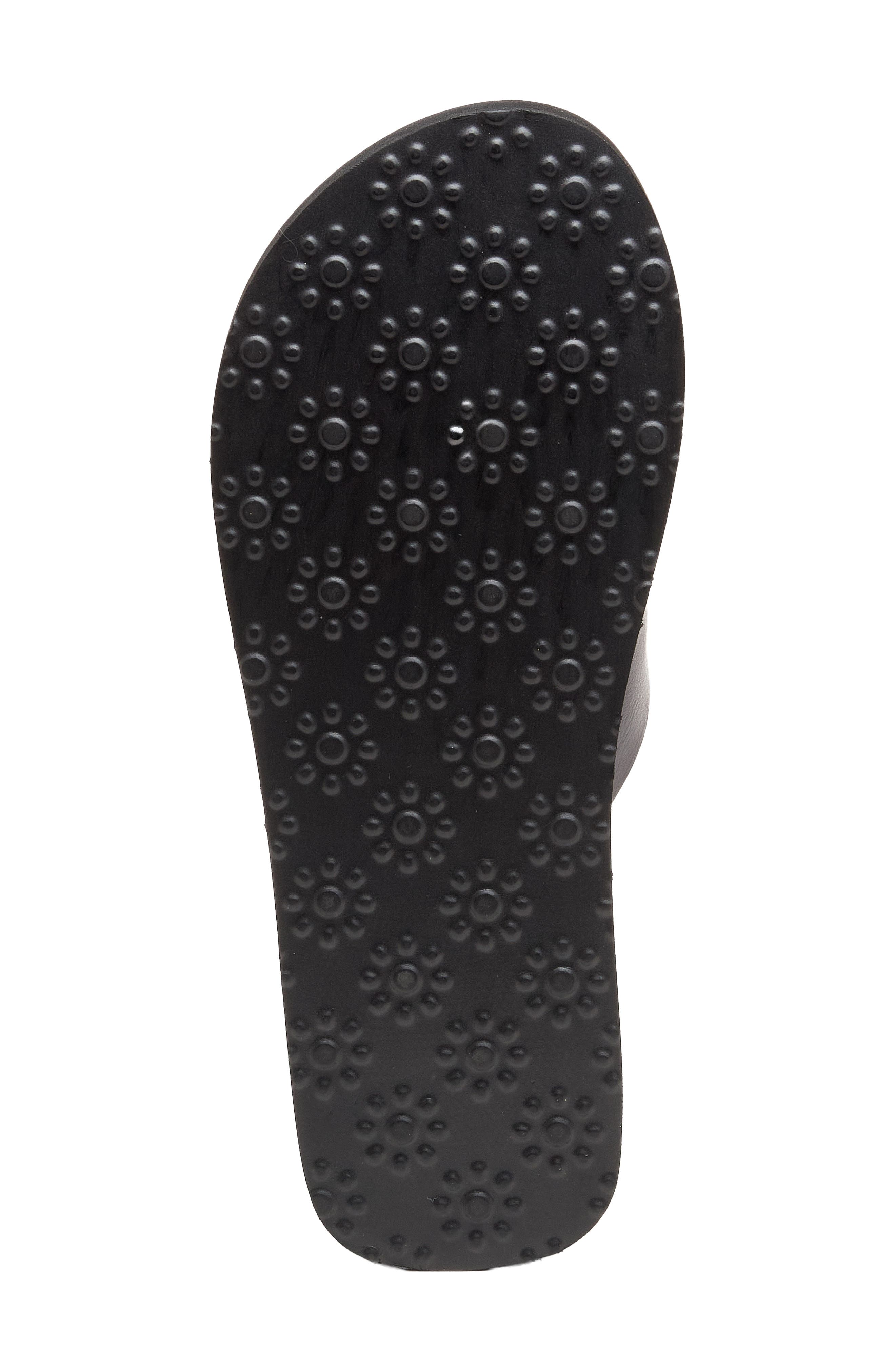 Wilmer Faux Leather Platform Sandal, Alternate, color, BLACK