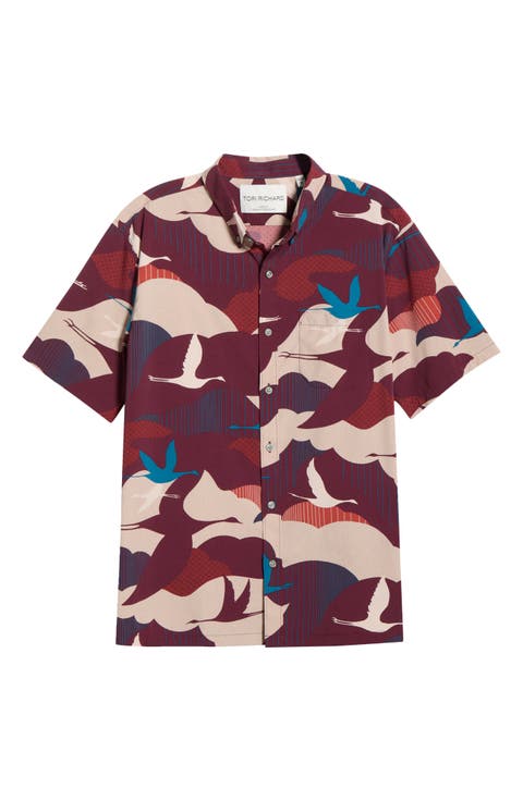 Take Flight Short Sleeve Button-Down Shirt