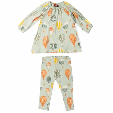 Organic Cotton Dress and Legging Set (Baby)