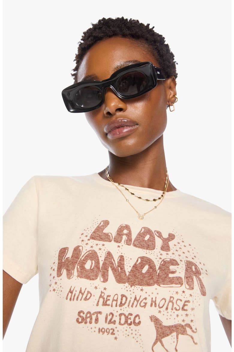 The Boxy Goodie Goodie Stretch Cotton Graphic T-Shirt, Alternate, color, LADY WONDER