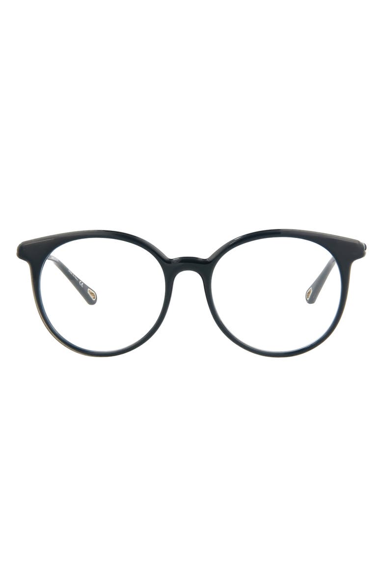 Chloé 52mm Round Optical Frames, Main, color,