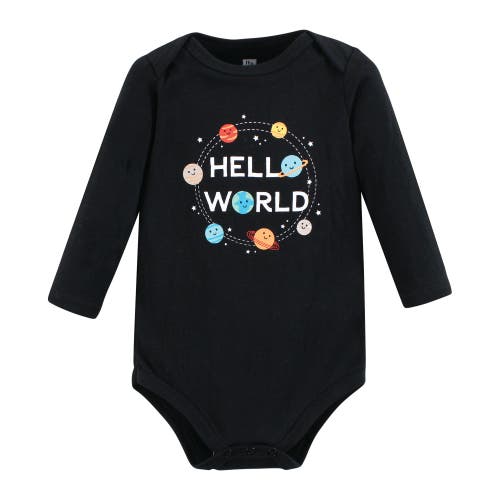 Hudson Baby Cotton Long-sleeve Bodysuits 7-pack In Multi