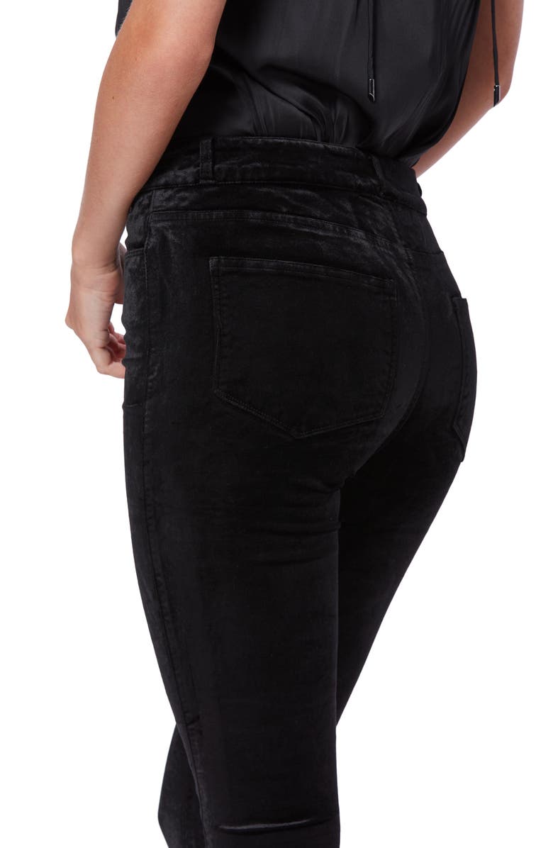 PAIGE Hoxton Velvet Ankle Pants, Alternate, color, 