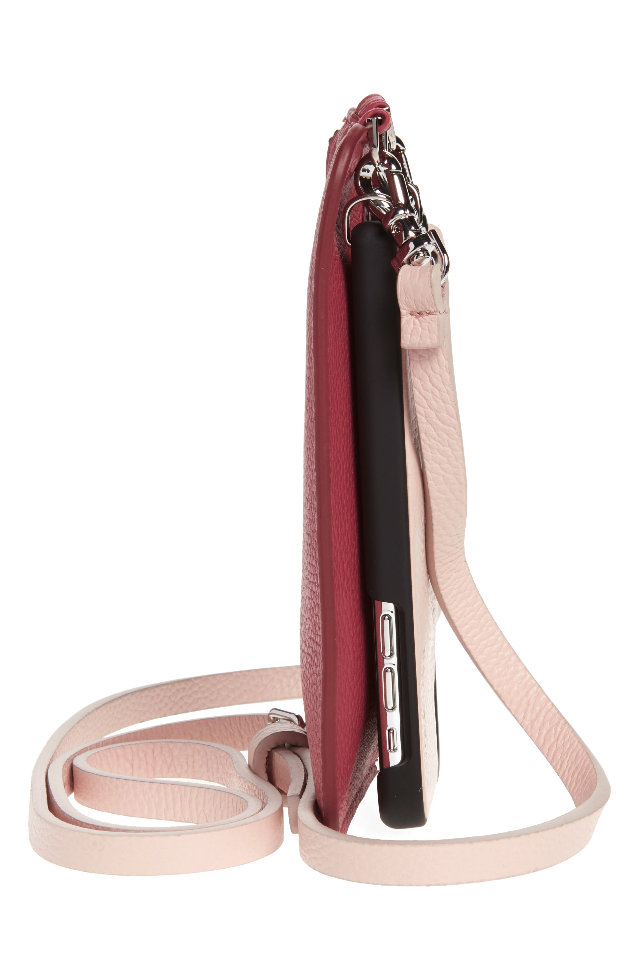 Bandolier Emma Leather iPhone X/Xs Crossbody Case, Alternate, color, 