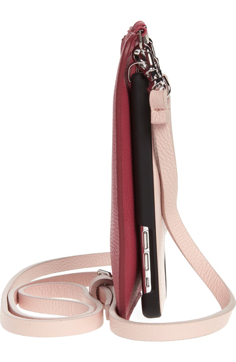Bandolier Emma Leather iPhone X/Xs Crossbody Case, Alternate, color,