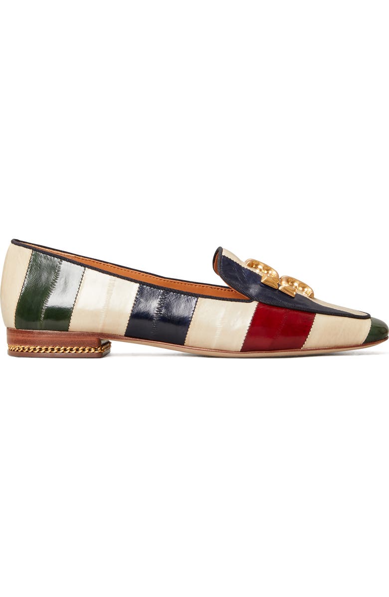 Tory Burch Ruby Quilted Logo Loafer, Alternate, color,