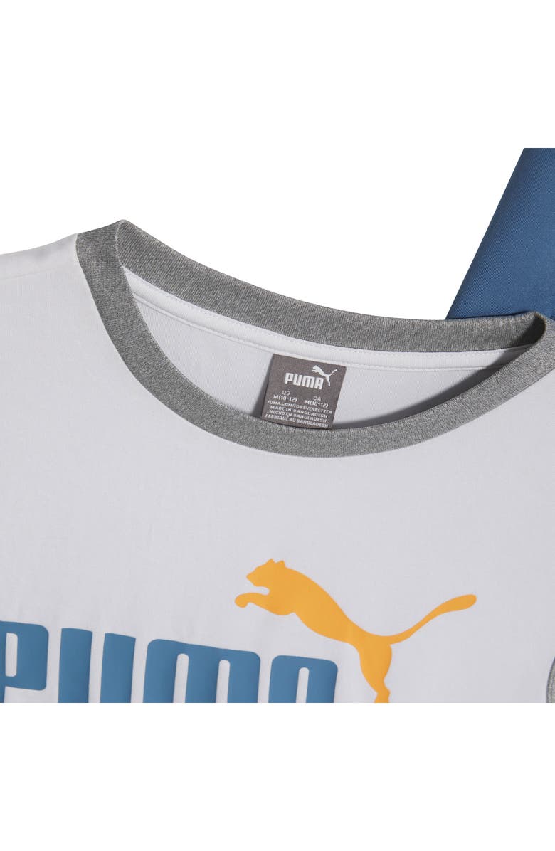 PUMA Kids' Performance Tank, T-Shirt & Pull-On Shorts Set, Alternate, color, 