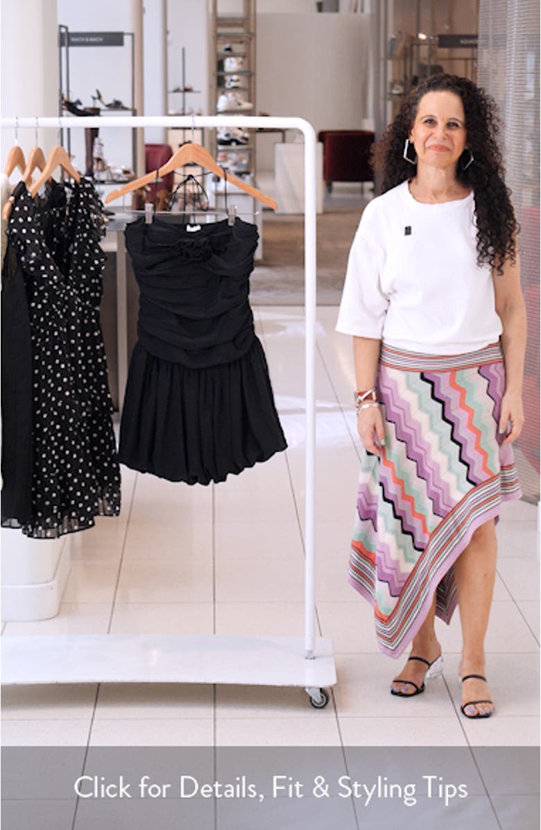 Faye Rosette Ruched Halter Minidress, sales video thumbnail