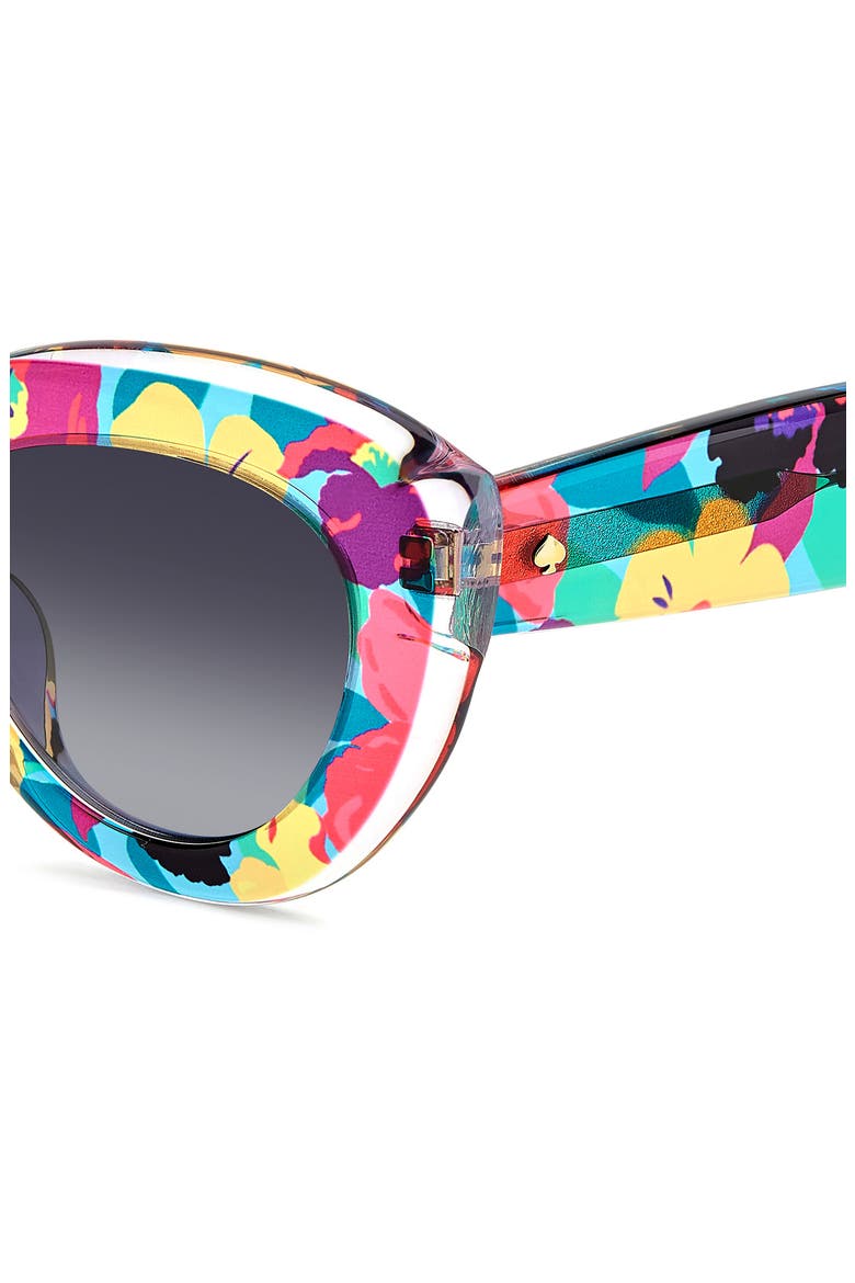 50mm capri cat eye sunglasses, Alternate, color, 04QX-9O