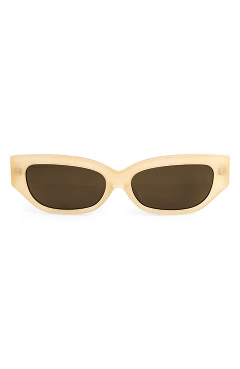 Lucia 55mm Polarized Cat Eye Sunglasses