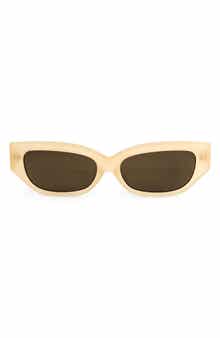 AQS Lucia 55mm Polarized Cat Eye Sunglasses