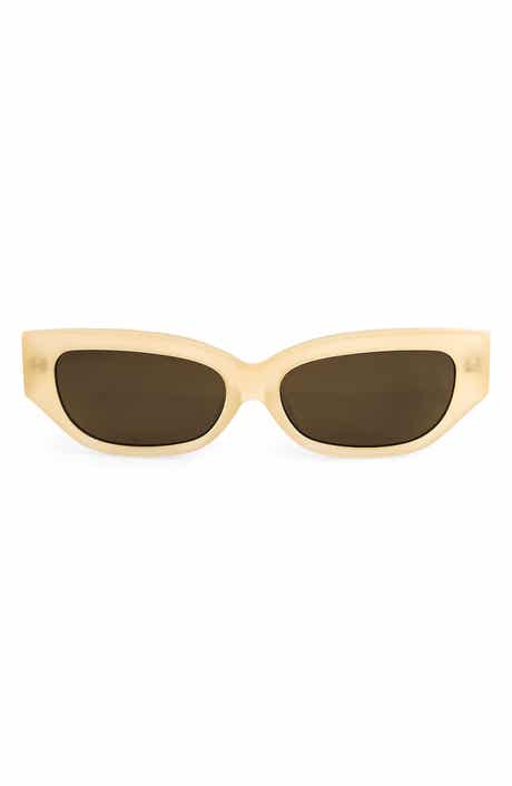 AQS Lucia 55mm Polarized Cat Eye Sunglasses