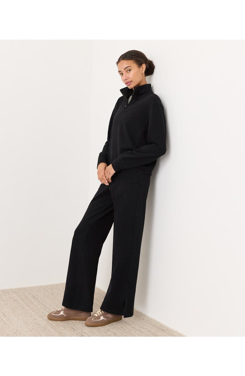 Pact CloudKnit Wide Leg Pant, Alternate, color, Black