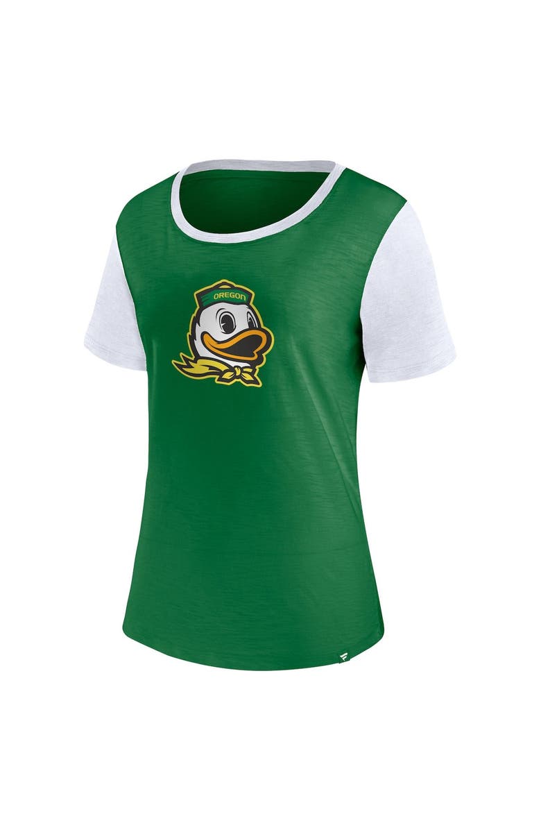 FANATICS Women's Fanatics Branded Green Oregon Ducks Carver T-Shirt, Alternate, color, 