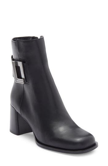 Karl Lagerfeld Paris Pomona Square Toe Boot In Black