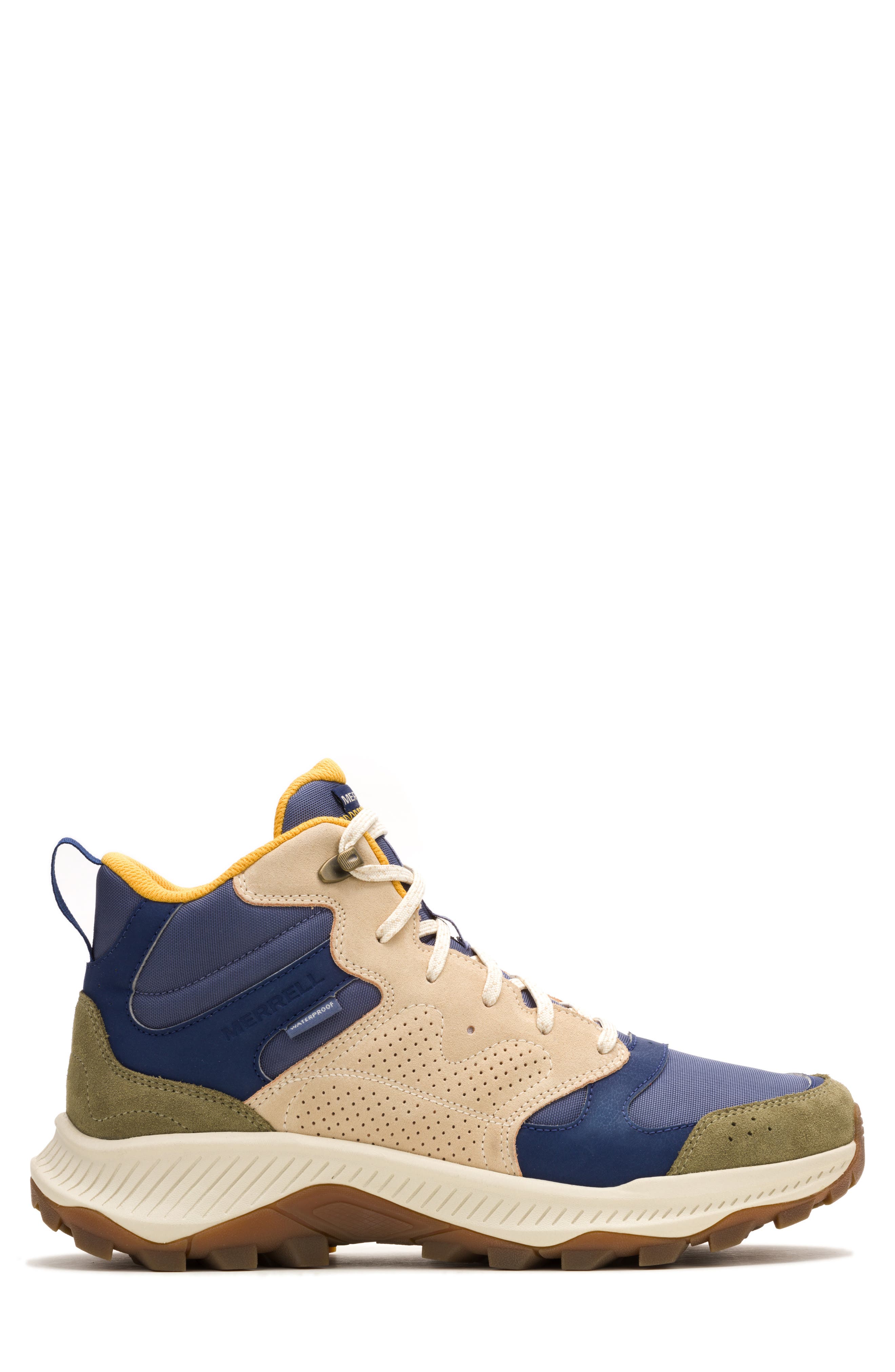 Merrell Tempo Sol Mid Top Hiking Boot, Alternate, color, Indigo