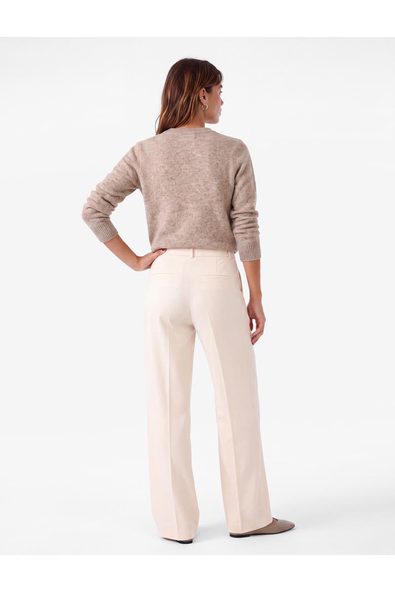 Wide Leg Trousers, Alternate, color, cream