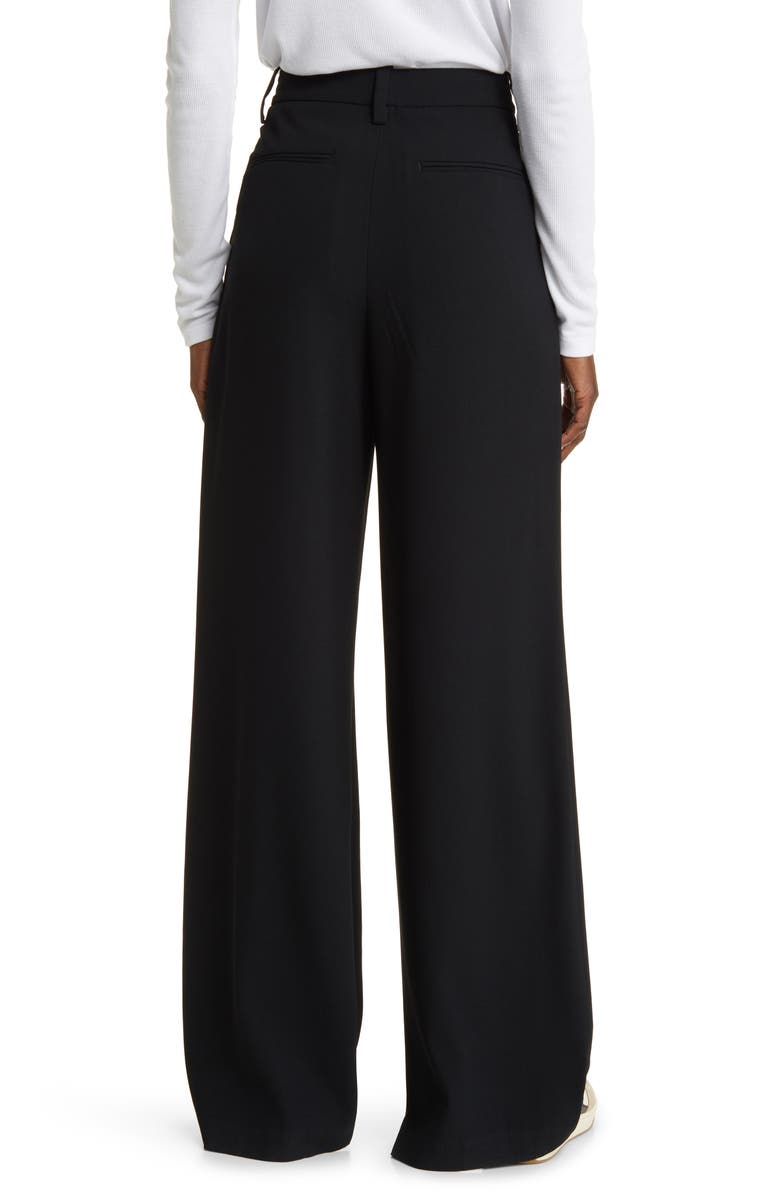 rag & bone Bennett Wide Leg Crepe Pants, Alternate, color,