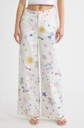 Kulani Kinis Printed Straight Leg Jeans