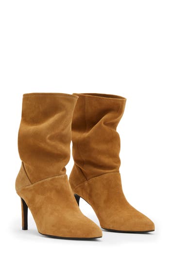Allsaints Orlana Pointed Toe Boot In Brown