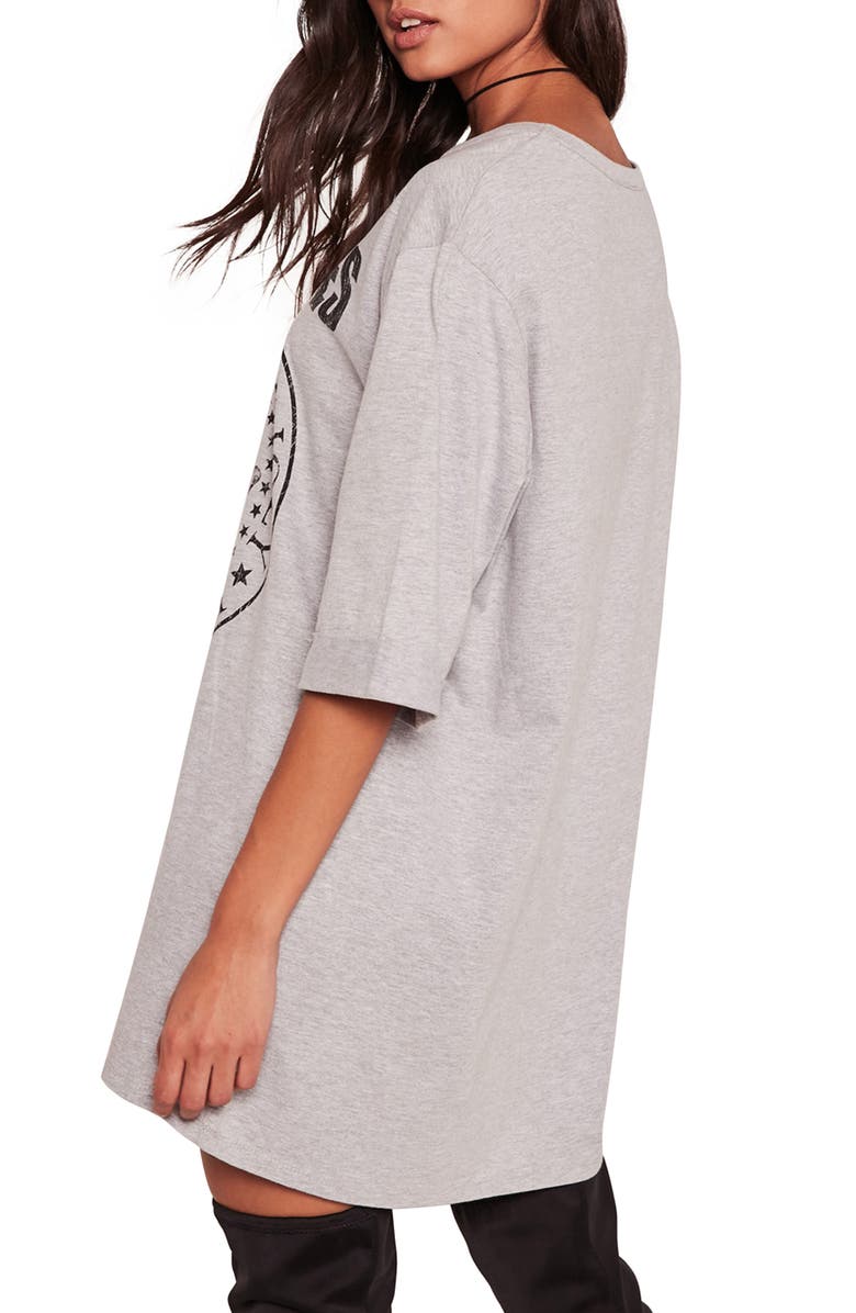 Missguided Ramones T-Shirt Dress, Alternate, color, 