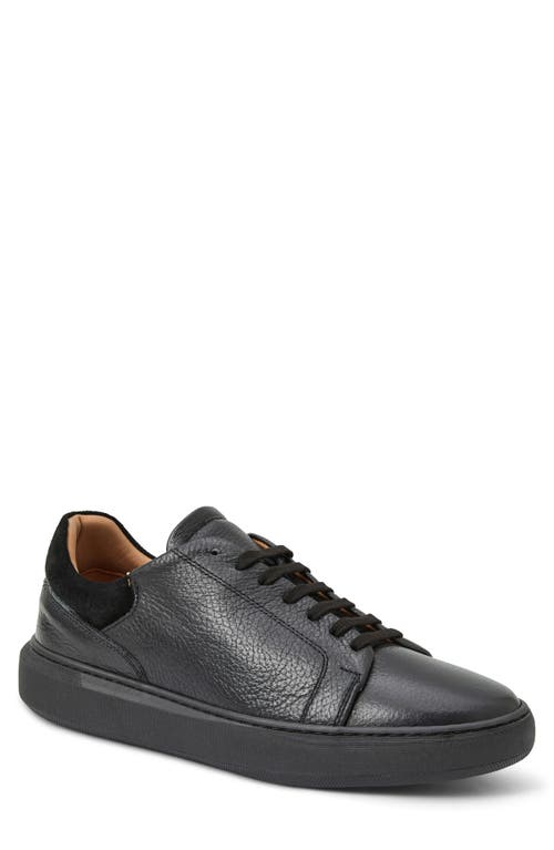 Bruno Magli Salvatore Sneaker In Black Tumbled/black