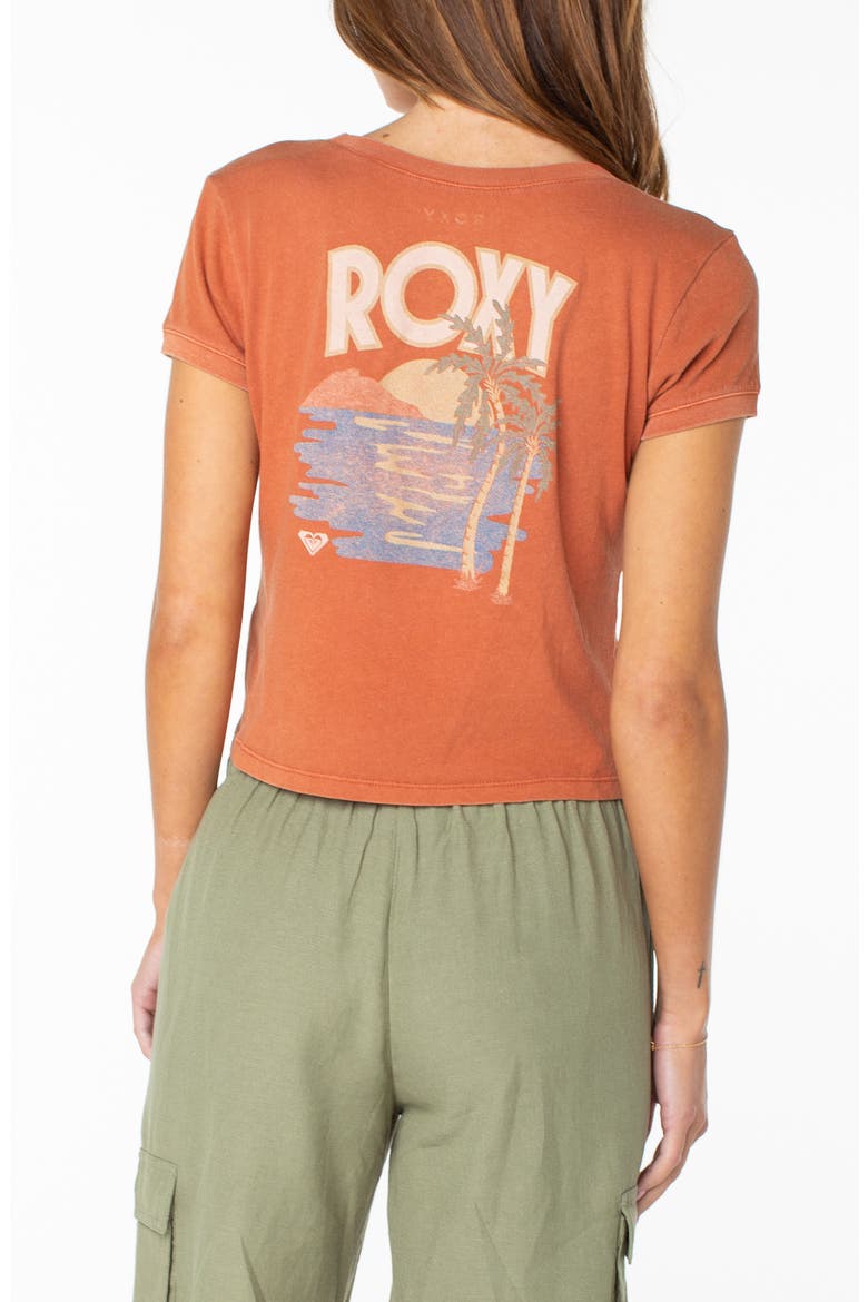 Spanish Summer Crop Graphic T-Shirt, Alternate, color, CHUTNEY