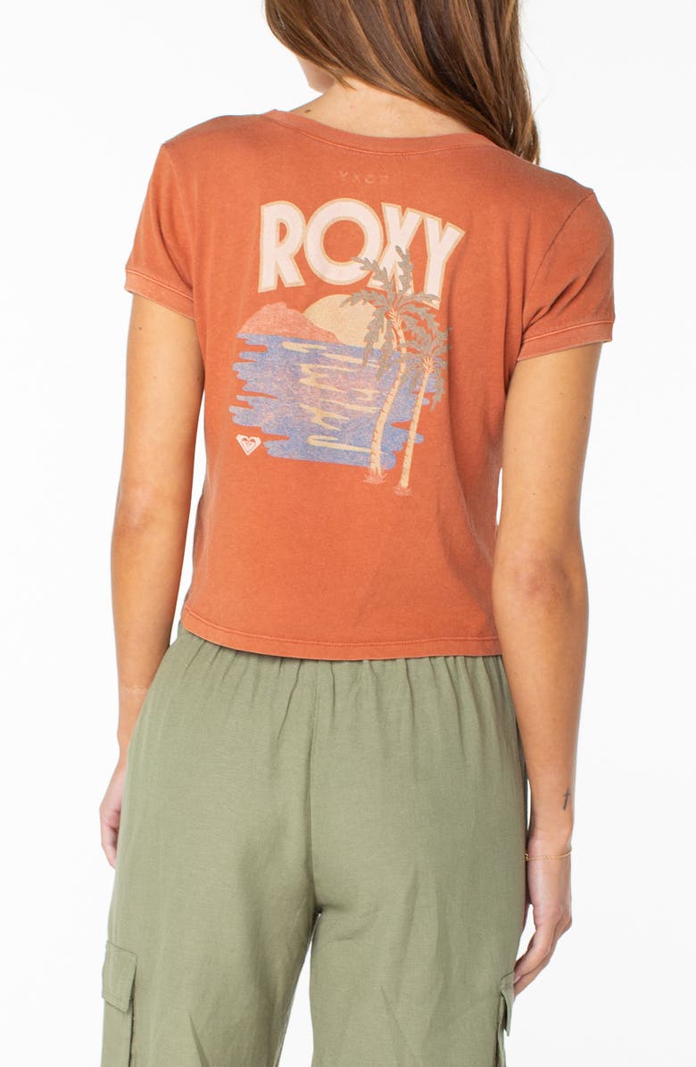 Roxy Spanish Summer Crop Graphic T-Shirt, Alternate, color,