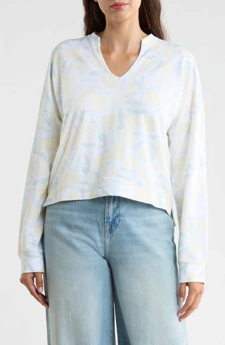 Alessia Lemon Cotton Blend Pullover