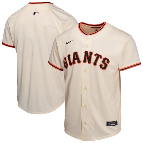 Youth Nike  Cream San Francisco Giants Home Game Jersey