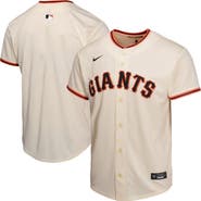 Nike Youth Nike  Cream San Francisco Giants Home Game Jersey