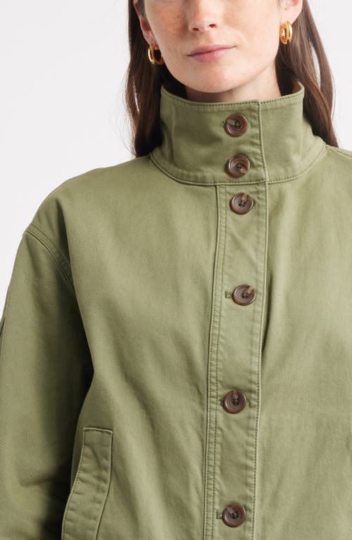 Caslonr Caslon(r) Cotton Stretch Twill Swing Jacket