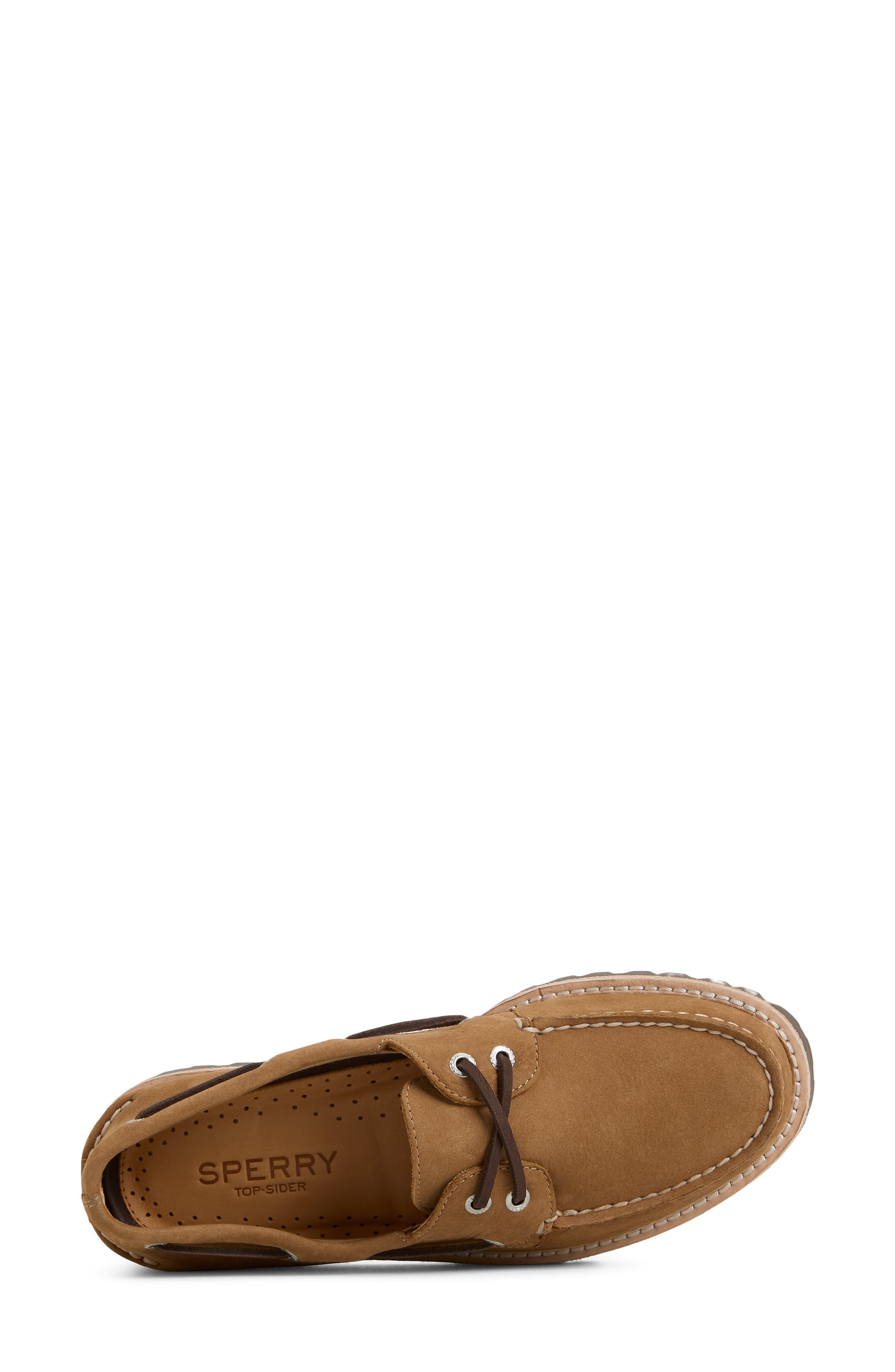 Sperry Authentic Original Lug Boat Shoe, Alternate, color, Linen Multi