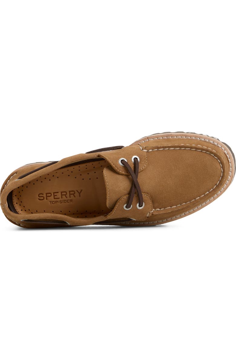 Sperry Authentic Original Lug Boat Shoe, Alternate, color, Linen Multi