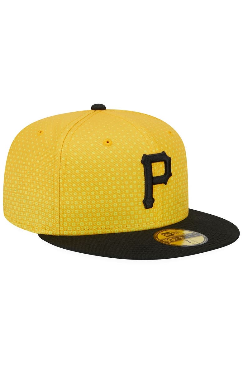 Men's New Era  Gold/Black Pittsburgh Pirates 2023 City Connect 59FIFTY Fitted Hat, Alternate, color, Gold