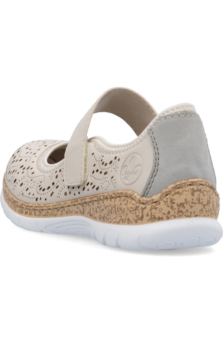 Rieker Nikita 99 Sneaker, Alternate, color, Perle/ Cement/ Perlcreme