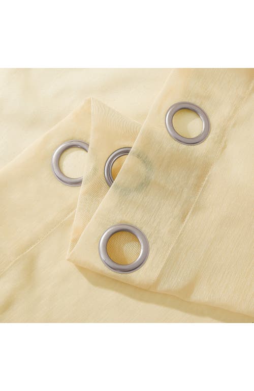 Dainty Home Set Of 2 Sheer Curtain Panels In Neutral
